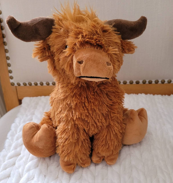 Türstopper Zotteltier Highland Rind Büffel Stier Bulle Figur 23cm